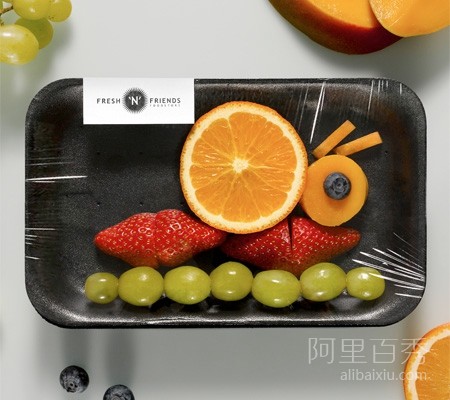 俏皮可愛的水果拼盤，不怕孩子再挑食--置頂表情