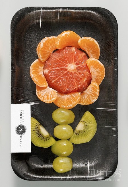 俏皮可愛的水果拼盤，不怕孩子再挑食--置頂表情